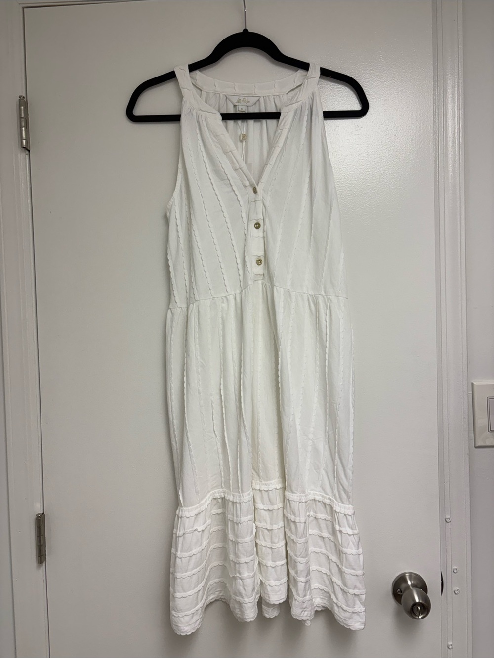 NWT Lilly Pulitzer White Lennox Swing Mini Dress Sz small